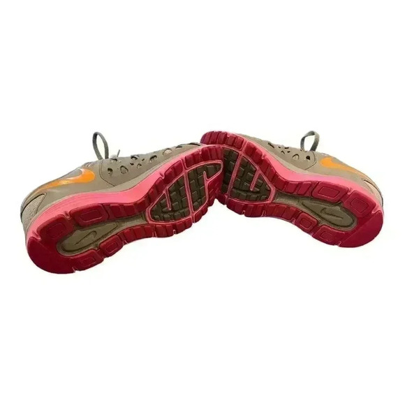 Nike Dual Fusion Women’s Size 6.5 Run 2‎ Wolf Grey Orange Pink Running Shoes - Picture 5 of 6